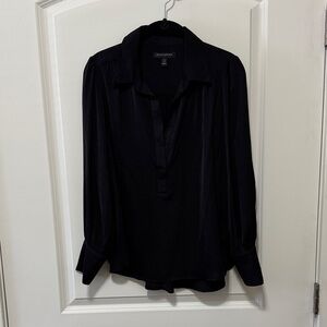 Banana Republic Midnight Black Blouse